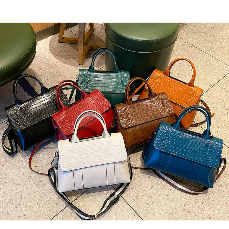 Cartera Bandolera de Cuero Vacuno – Diseño Premium