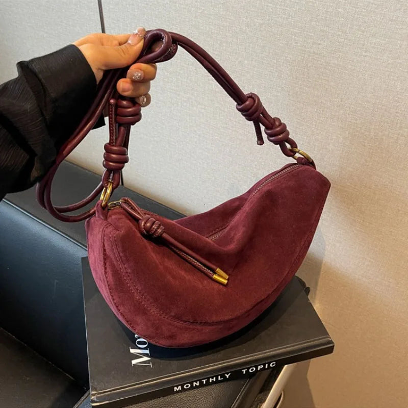 Cartera de gamuza ecológica