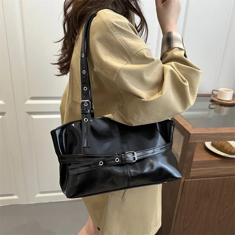 Cartera tote vintage gran capacidad