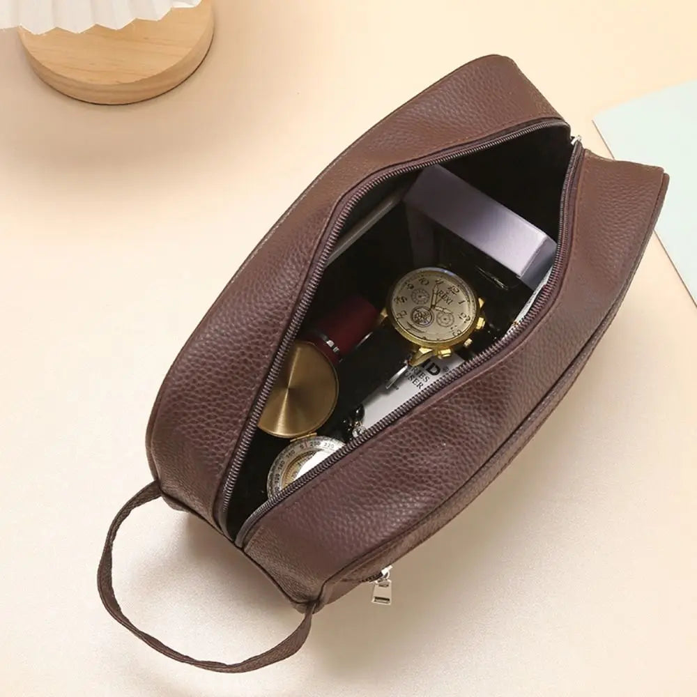Neceser de Viaje para Hombre – Símil Cuero Grande