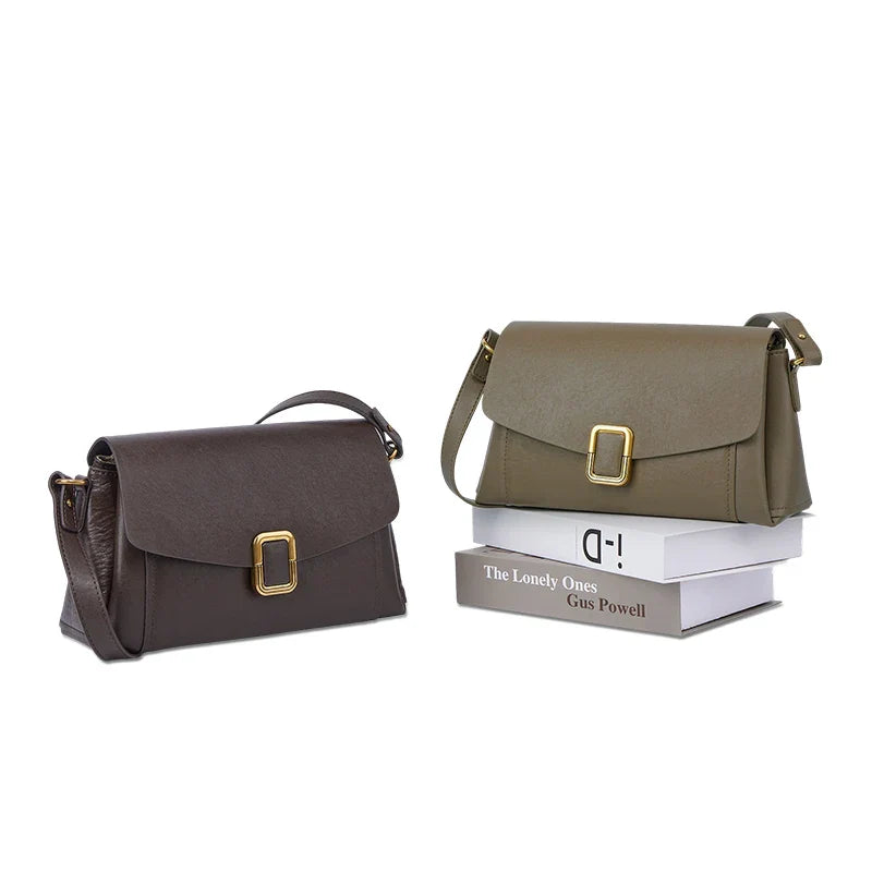 Cartera de Cuero Vacuno – Diseño Premium al Hombro
