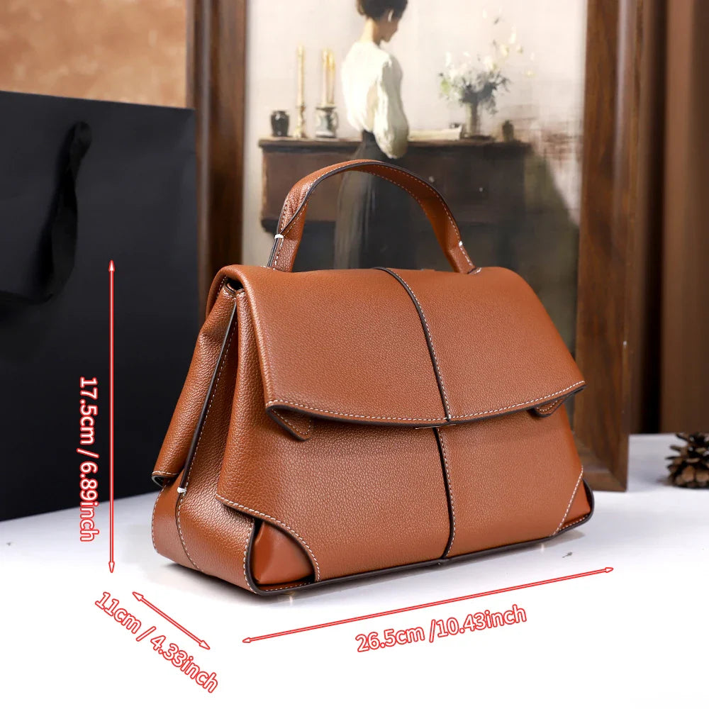 Cartera Retro Color Liso – Bandolera Versátil