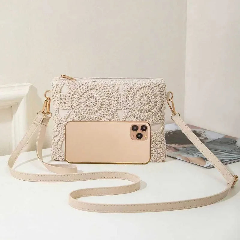 Cartera al Hombro de Autor – Cierre Zip